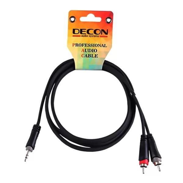 Decon DC-150L Aux Kablosu 2xRCA to 3.5 mm 1.5 metre