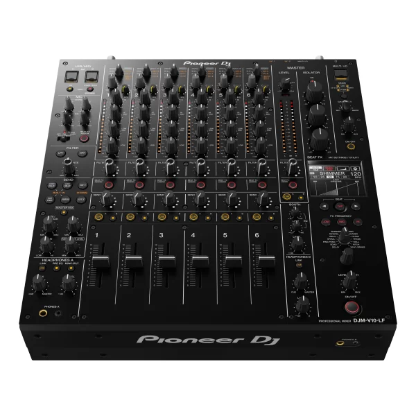 Pioneer DJM-V10LF 6 Channel Digital Pro-DJ Digital Mixer - Long Fader