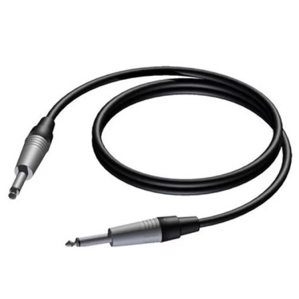 Procab CAB601/3 6.3 mm Jack male mono - Jack male mono - VCJ2MX connector 3.0 Metre kablo