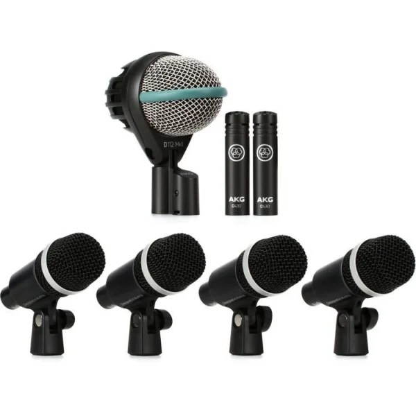 AKG DRUMSET CONCERT-1 SET Davul Mikrofon Seti 7 Parçalı Pro Set