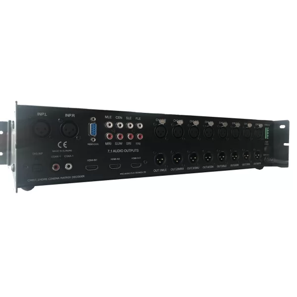 CMD-7.1 Surround Sinema Prosesörü & Pro Audio Matrix İşlemci, 2:1 HDMI Switcher