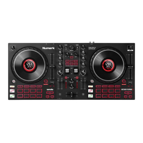 Numark Mixtrack Platinum FX | 4-Kanal, Renkli ekranlı Serato DJ kontroller
