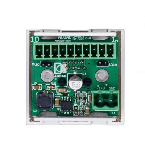 Audac CP43ARJ/B Connection plate - rj45 - bticino 