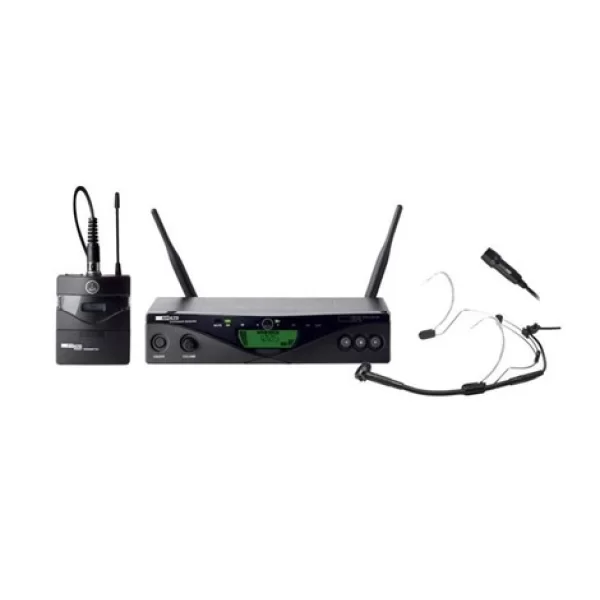 AKG WMS470 Presenter Set, Yaka+Headset Telsiz Mikrofon Seti