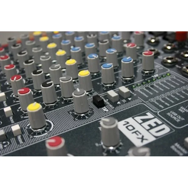 Allen & Heath ZED10FX 10 Kanal (4 Mono/2Stereo) Analog Deck Mikser Usb Ve Efekt