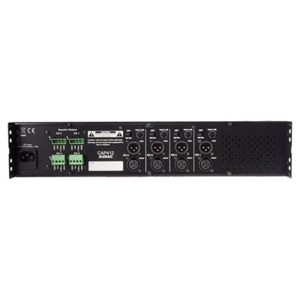 Audac CAP412 Quad Power Amplifier 4x120W/100V