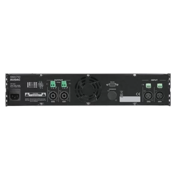 Audac SMA750 DSP Power Amplifier 2x750W/4-ohm