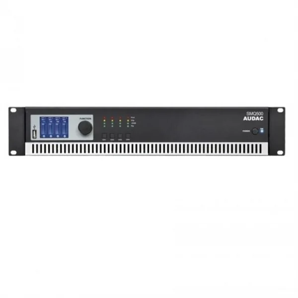 Audac SMQ500 DSP Quad Power Amplifier 4x500W/4-ohm