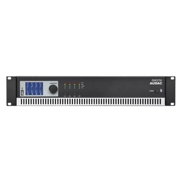 Audac SMQ750 DSP Quad Power Amplifier 4x750W/4-ohm