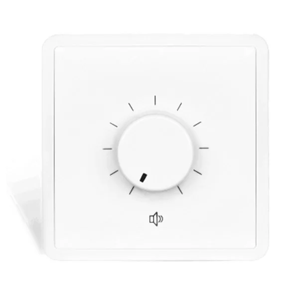 Audac VC3022/W 100V volume controller 20W 80 x 80 mm 100v wall volume controller