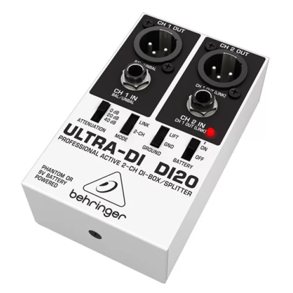 Behringer DI20 2 Kanal Aktif Direct Box / Splitter