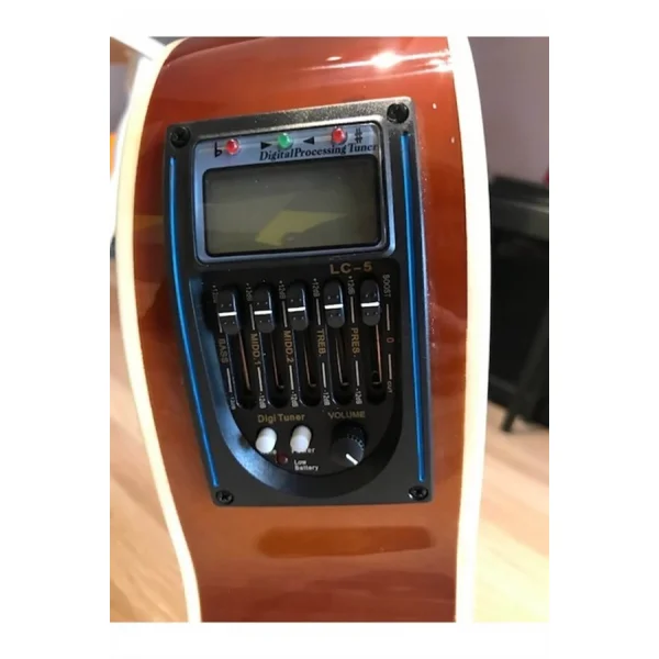 Castilla Elektro Klasik Gitar, Natural (XFP41-11C/LC5-YW)