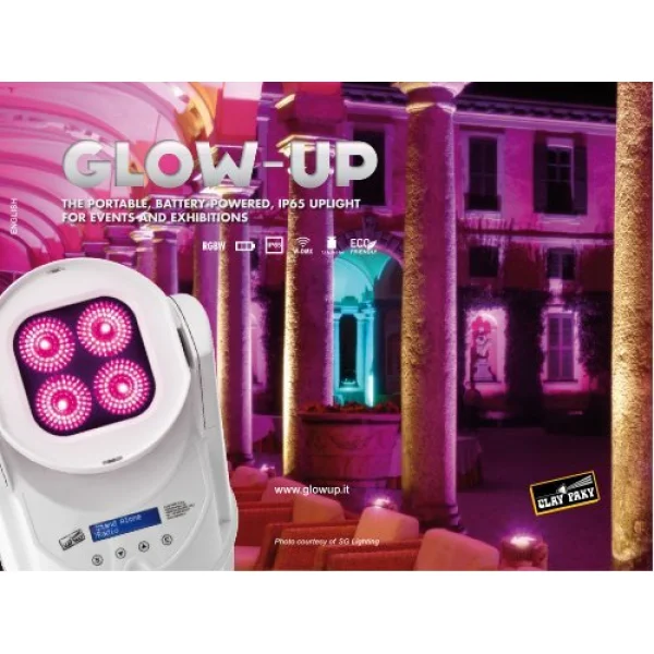 Claypaky Glow-Up C 4x10W Led Wash Spot IP65 Bataryalı