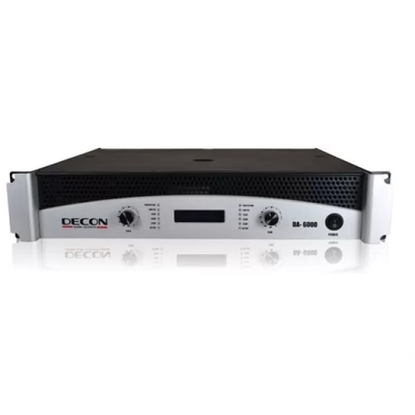 Decon DA-6000 2x850W/4-ohm H Class Power Amplifier