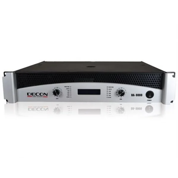 Decon DA-8000 2x1300W/4-ohm H Class Power Amplifier