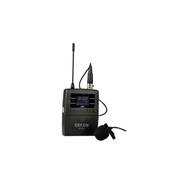 Decon DB-500 Kablosuz setler için Bel Tipi Transmitter + Yaka Mikrofon
