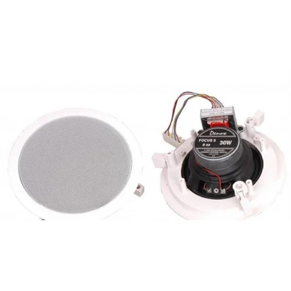 Denox FOCUS-5 5 2-yollu 5/10/15/20W/100V Tavan Hoparlörü (son 2 adet)
