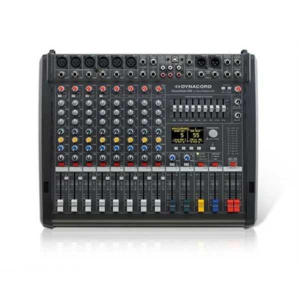 Dynacord Powermate 600-3 6+2 Channels Power Mixer, 2x1000W