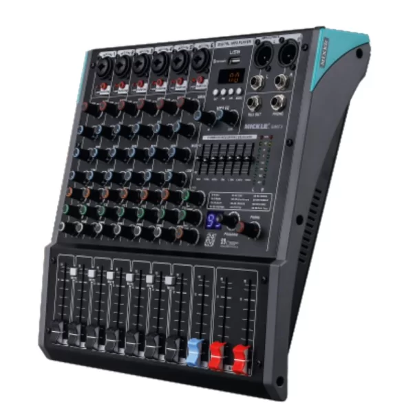 Mickle GM6FX 6 Kanal Deck Mixer, USB, Kayıt,Bluetooth