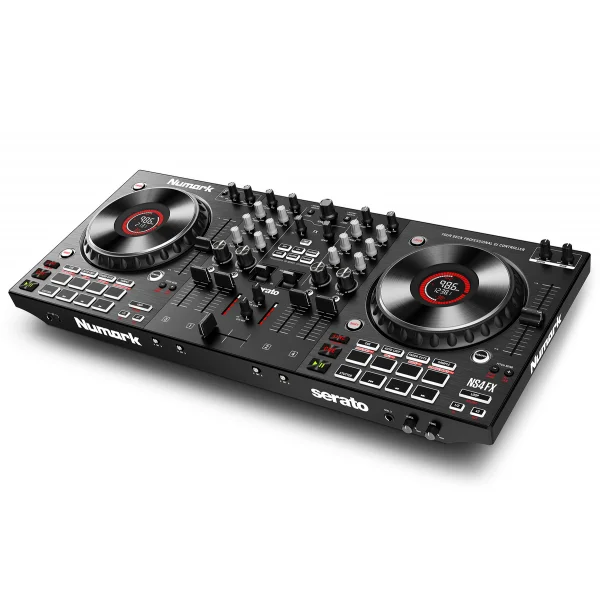 Numark NS4FX Yeni Nesil 4-Kanal, Renkli ekranlı Serato DJ kontroller