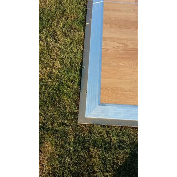 DPS-100 Portatif Dans Pisti, Laminat Parke yüzey, Aliminyum Profil, 100x100 cm adet
