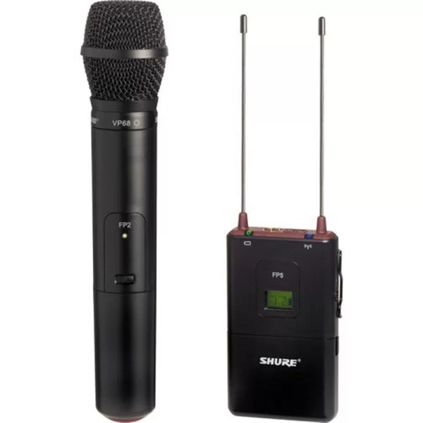 SHURE Fp25/Vp68 Kamera İçin El Telsiz Mikrofon Seti