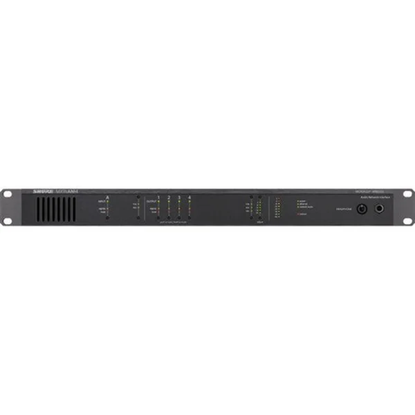 SHURE Mxwanı4 4-Kanal Audio Ağ Arabirim