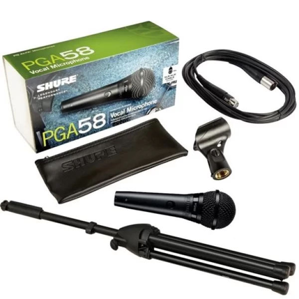 SHURE PGA58-BTS Ayaklı Mikrofon