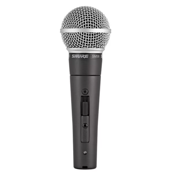 SHURE SM58-SE Profesyonel Solist Mikrofonu, aç - kapa anahtarlı