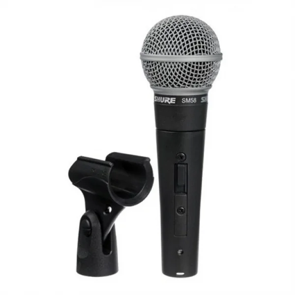 SHURE SM58-SE Profesyonel Solist Mikrofonu, aç - kapa anahtarlı