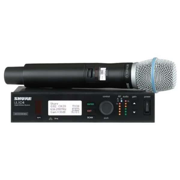 SHURE ULXD24E/B87A Kablosuz Mikrofon Seti, Beta87A