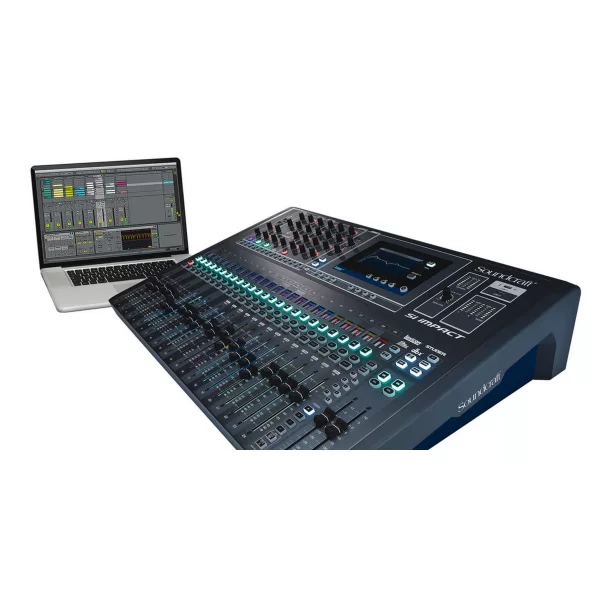 Soundcraft Si-IMPACT 32 Kanal Dijital Mikser, Usb, Ve ipad Control, 32 out