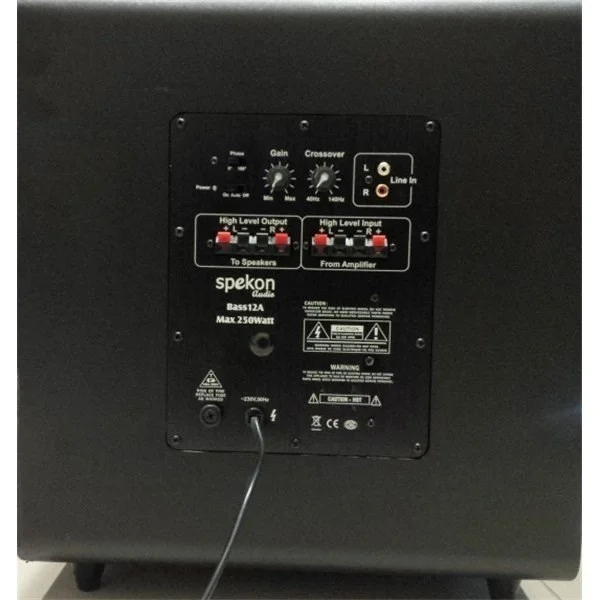 Spekon BASS 12A 12 250W Aktif Subwoofer Hoparlör