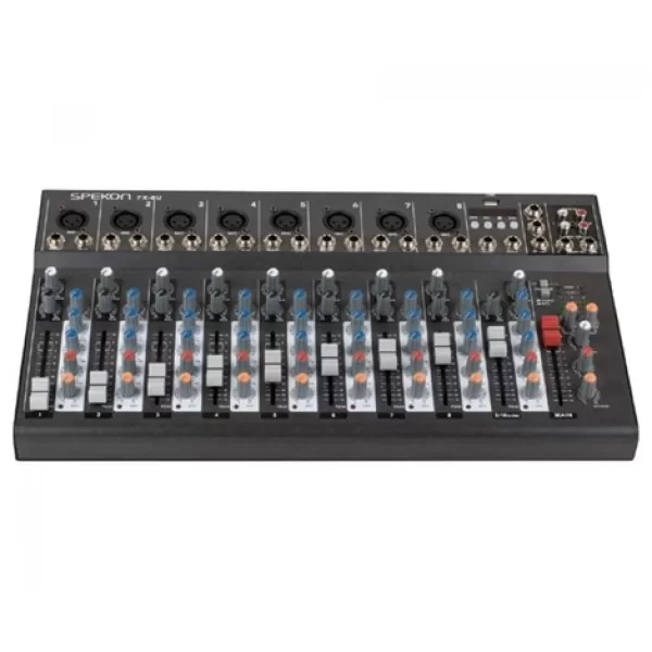 Spekon Fx-8U 10 İnput 8 Mono 1 Stereo Ses Mixeri Efekli Usb Li