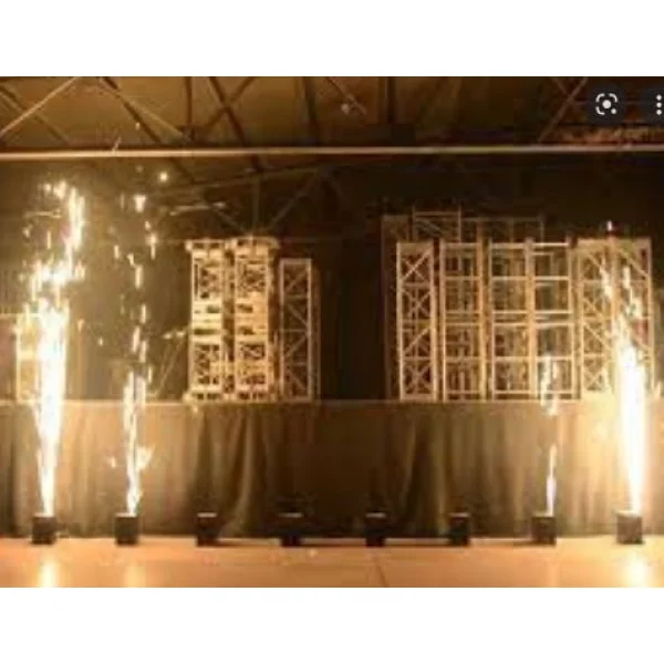 V-SPARK Volkan Efekti Tozla Çalışır, Yakmaz, DMX 512 Kontrollü