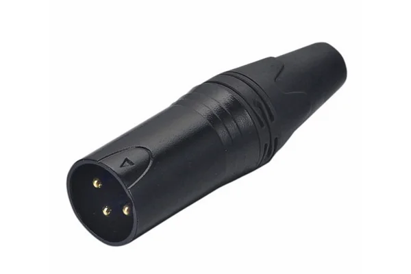 Seetronic SCMM3-B Kablo Tip Erkek 3 Pin XLR Konnektör Siyah