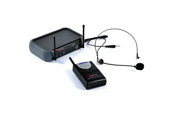MITO UM 7300 Y Tek Bel Üniteli Yaka + Headset Tipi Kablosuz Set (656-825 mhz)