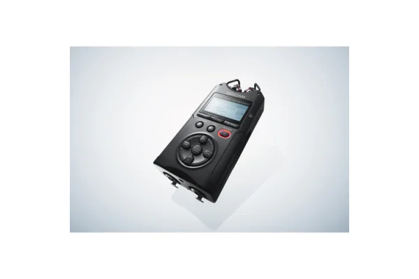 Tascam DR-40X Handheld 4-track recorder, dual recording (2x stereo),XLR ins with phantom power, overdub, mixdown, AB/XY mic configurations, MS decoder