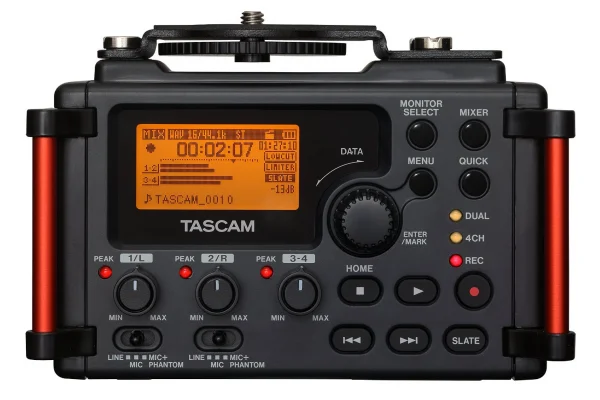 Tascam DR-60DMK2 Prof.Multi-Track Audio-Recorder for DSLR-Cameras