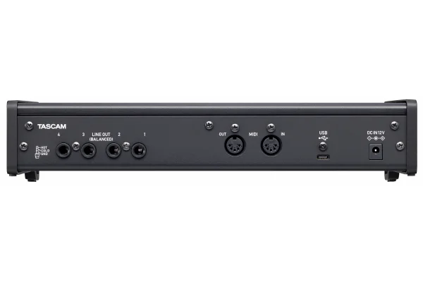 Tascam US-4x4HR USB-C Audio Interface, 4 in - 4 outs