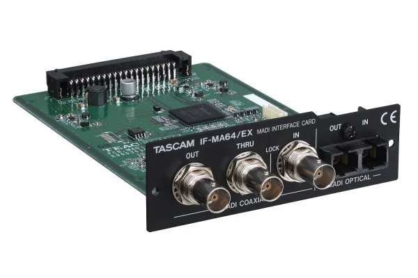 Tascam IF-MA64-BN MADI ( input / output ) Interface card for DA-6400/DA-6400DP, BNC Coax connection,