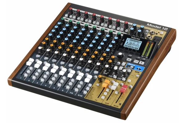 Tascam MODEL 12 10-Kanal Analog Mikser With 12-Track Dijital Kaydedici