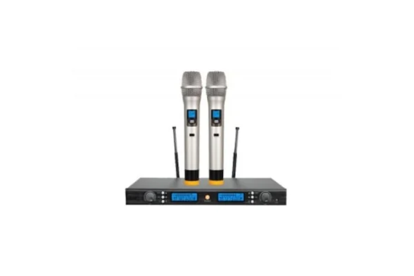 Kraftig U3102-EE Çift EL kablosuz Mikrofon Seti