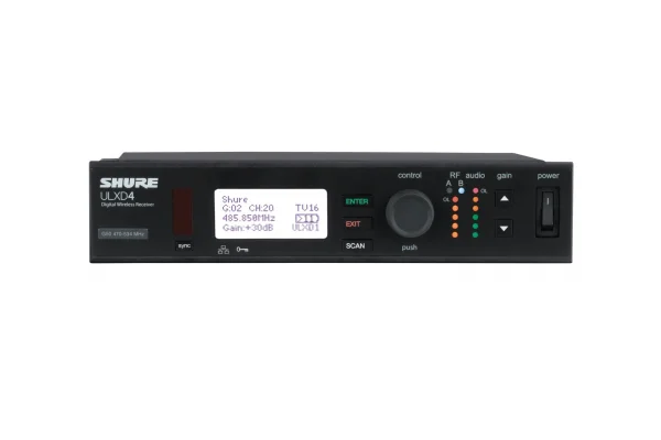 SHURE ULXD4 Tek Kanal Wireless Receiver