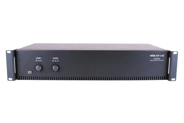 Mikafon DP1000 Power Amfi 2x500W/100V | Yönetilebilir Network IP