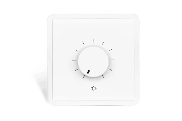 Audac VC3102/W 100V volume controller 100W 80 x 80 mm