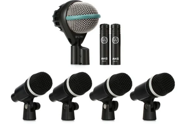 AKG DRUMSET CONCERT-1 SET Davul Mikrofon Seti 7 Parçalı Pro Set