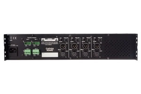 Audac CAP424 Quad Power Amfi 4x240W/100V