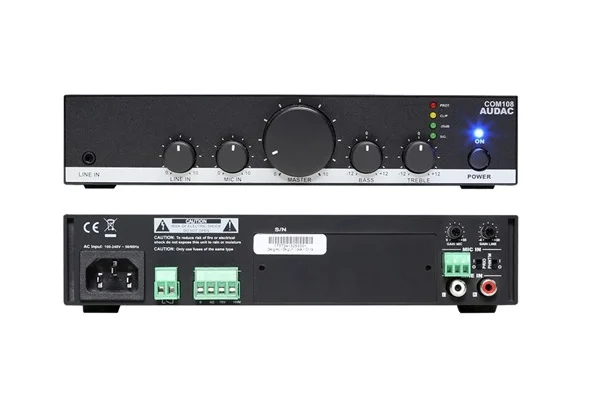 Audac COM108 Mixer-Amplifier 80W/100V
