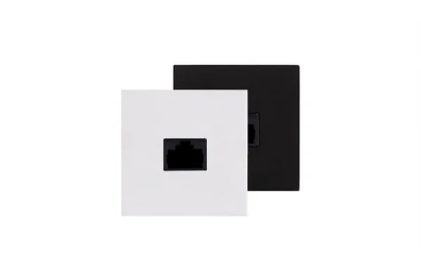 Audac CP43ARJ/B Connection plate - rj45 - bticino